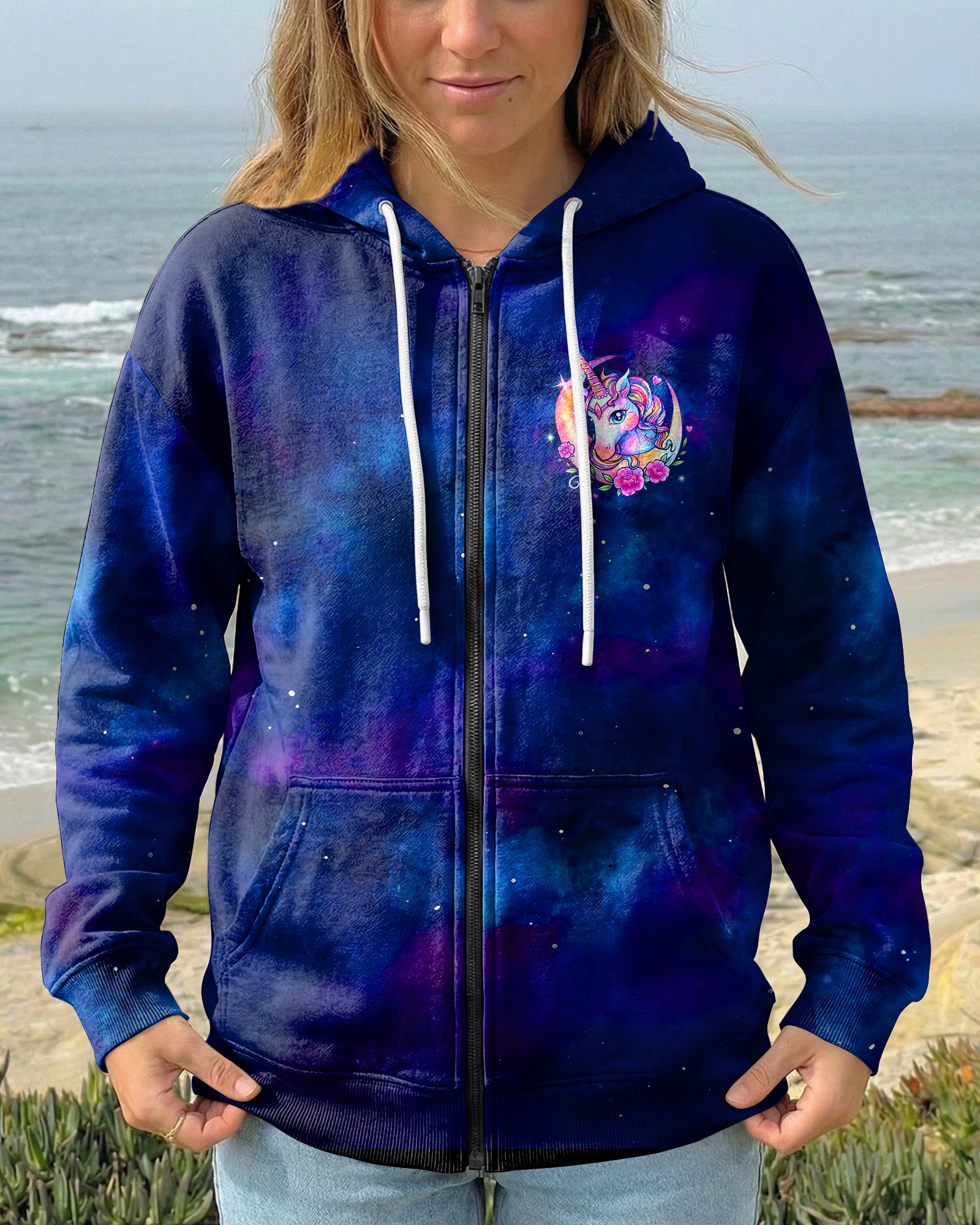 UNICORN KISSES MAGICAL WISHES GALAXY ALL OVER PRINT – KM1604262