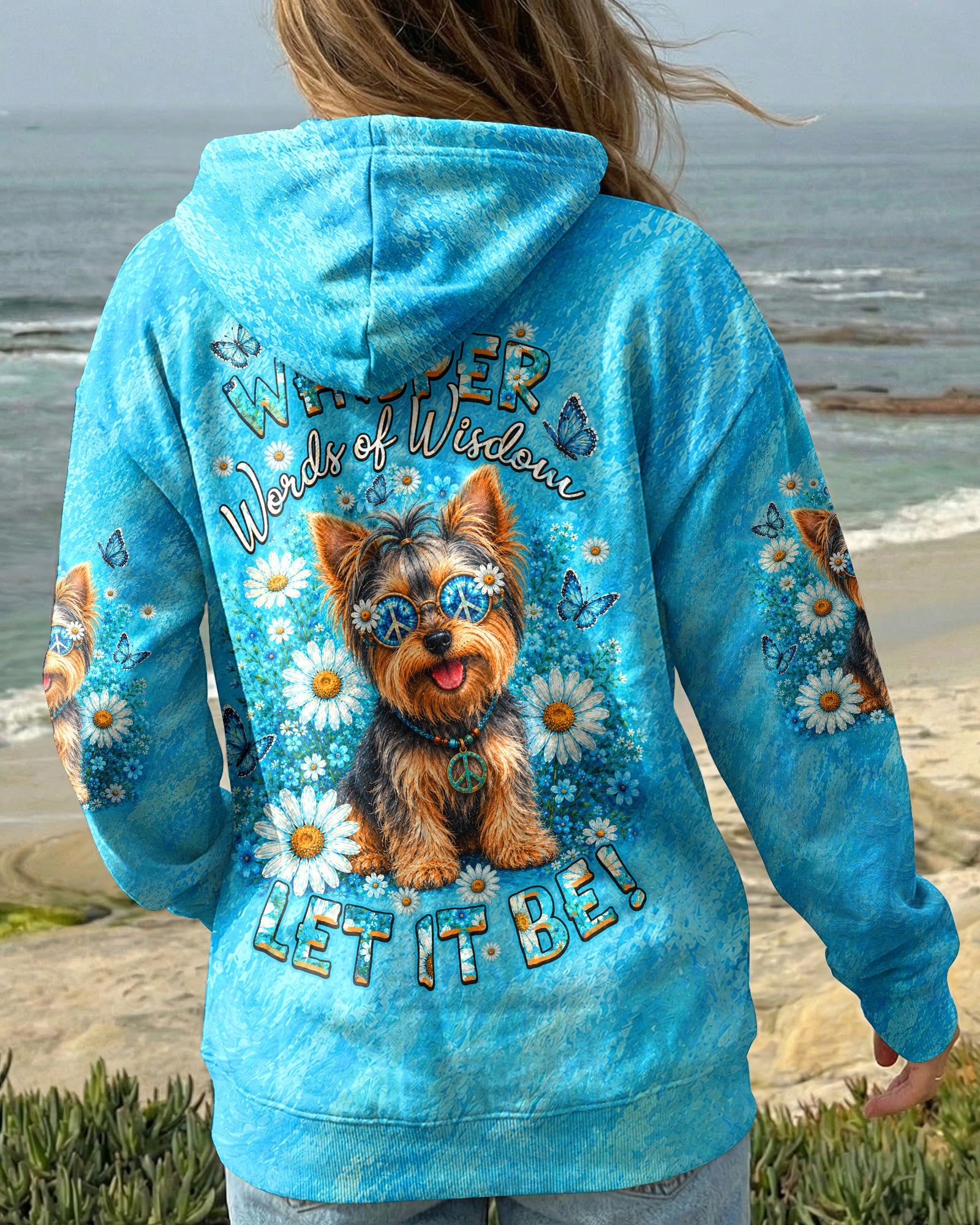 WHISPER WORDS OF WISDOM LET IT BE YORKIE DOG  ALL OVER PRINT - TLHN1405261