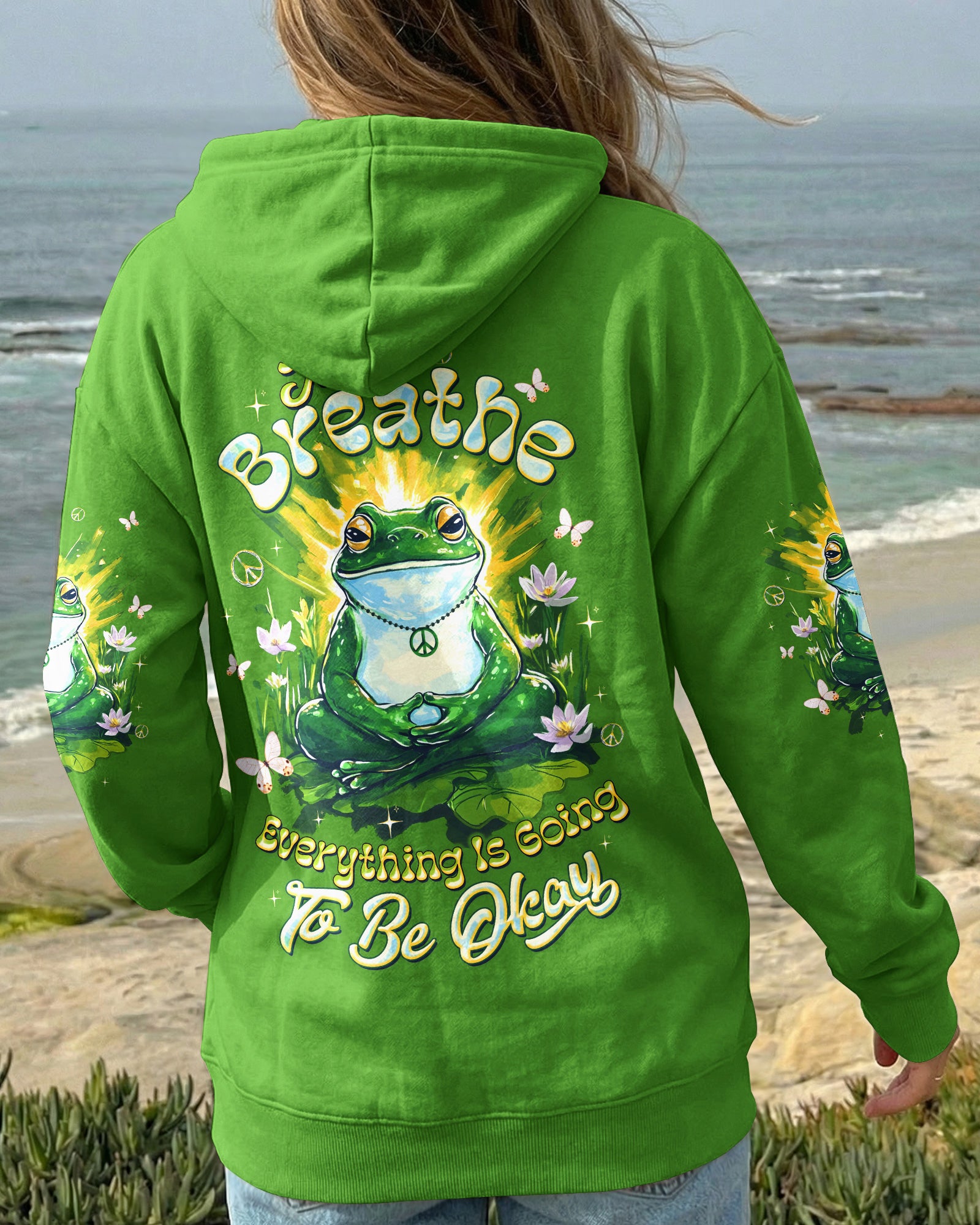 JUST BREATHE FROG  ALL OVER PRINT - TLTW2403261