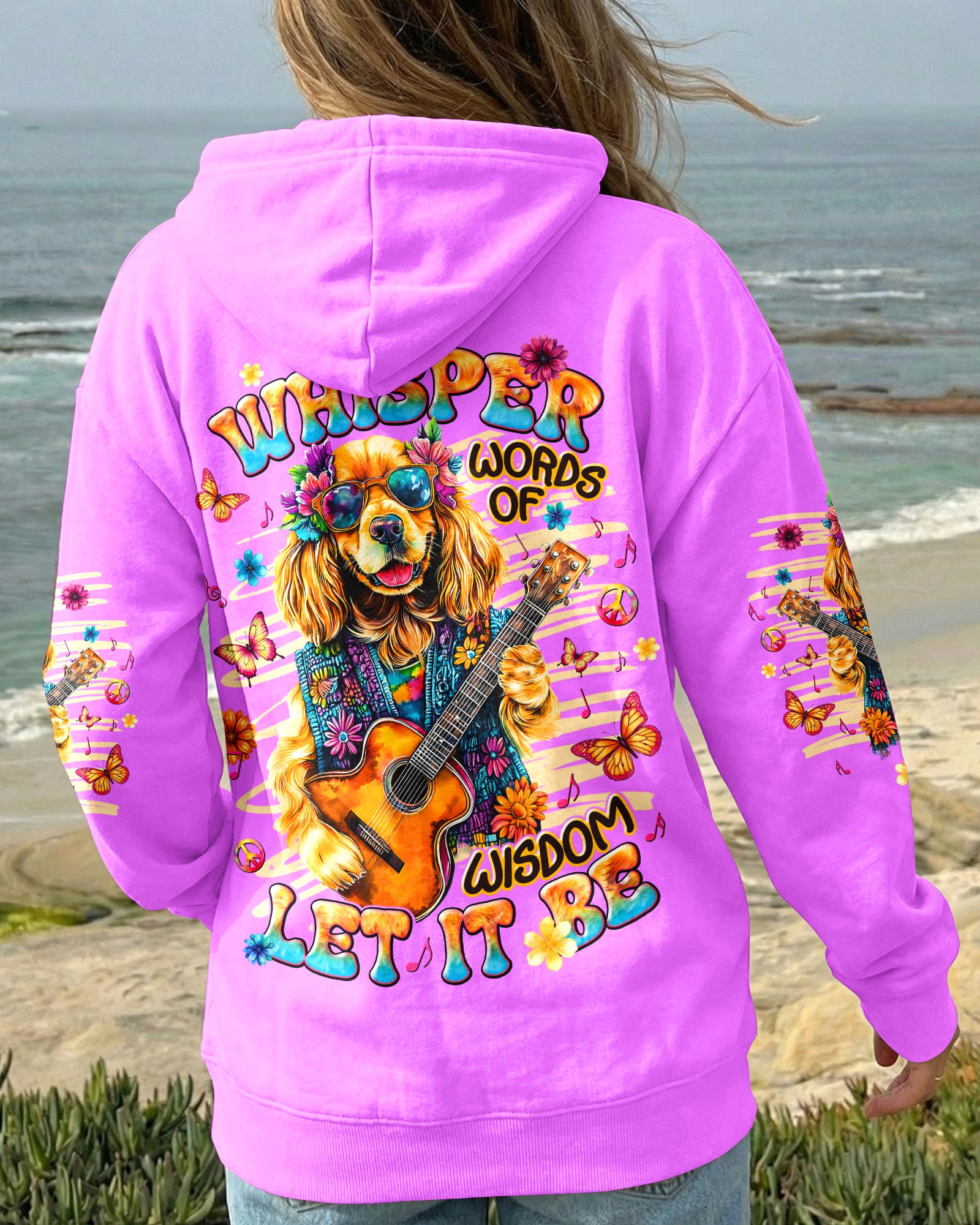 WHISPER WORDS OF WISDOM LET IT BE COCKER SPANIEL DOG ALL OVER PRINT  - TLNT2105263