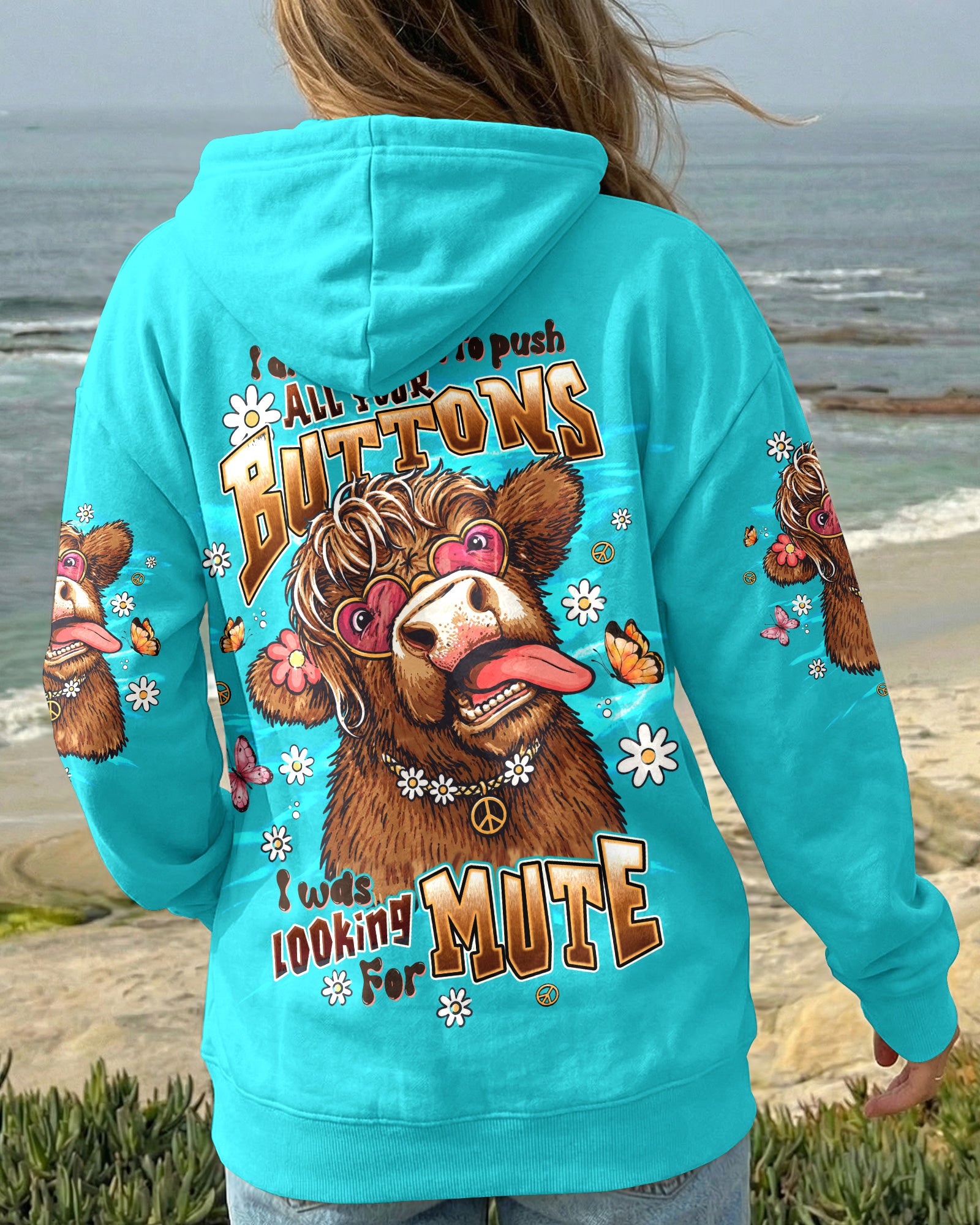 I DIDN'T MEAN TO PUSH COW ALL OVER PRINT  - TLTW1506261