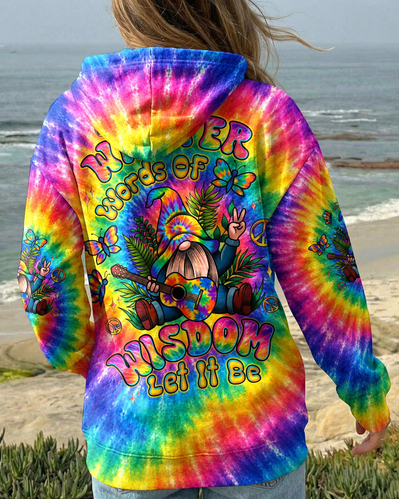 WHISPER WORDS OF WISDOM LET IT BE GNOME ALL OVER PRINT - TLTW0508261