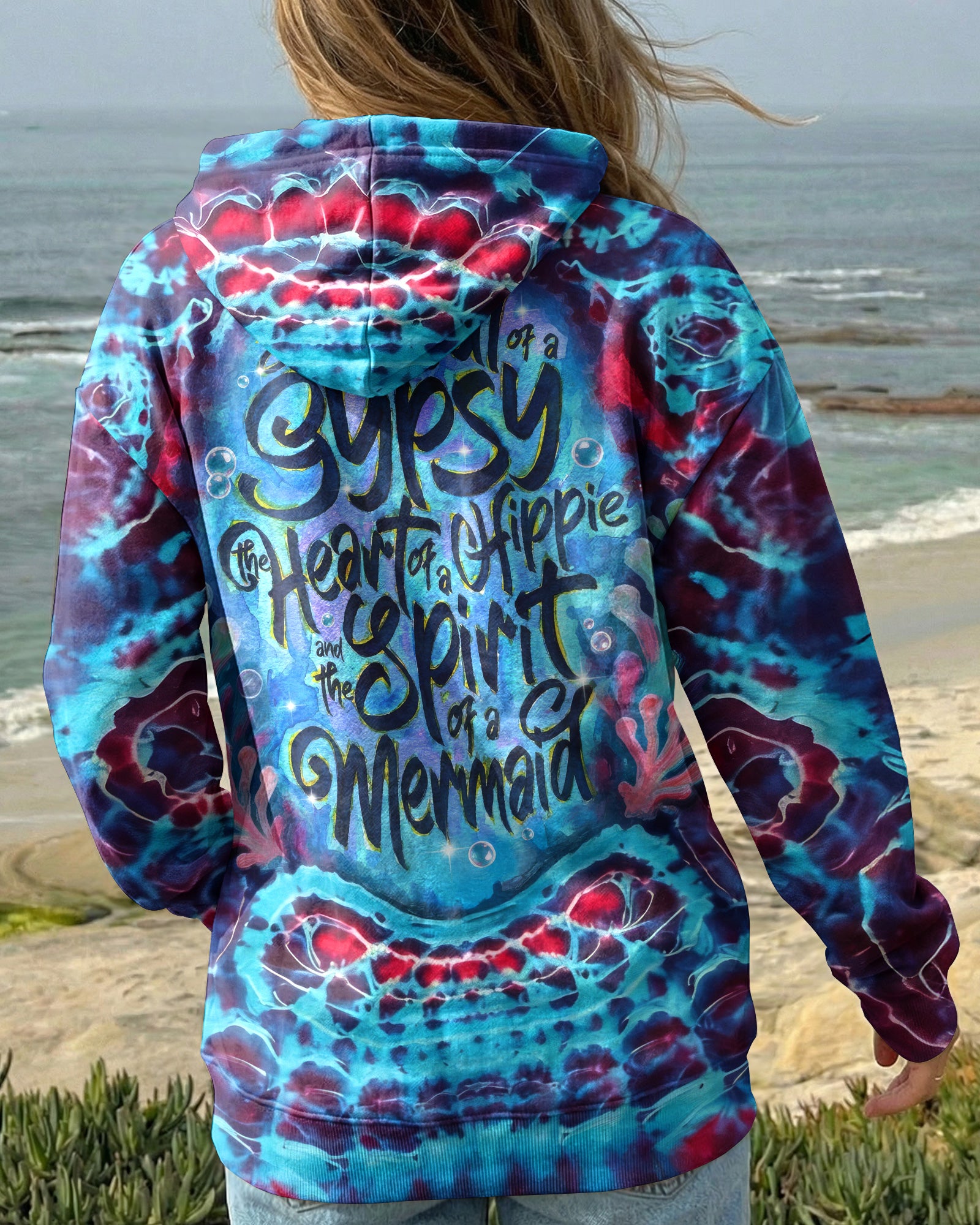 MERMAID SPIRIT FLOW ALL OVER PRINT - KM0604261