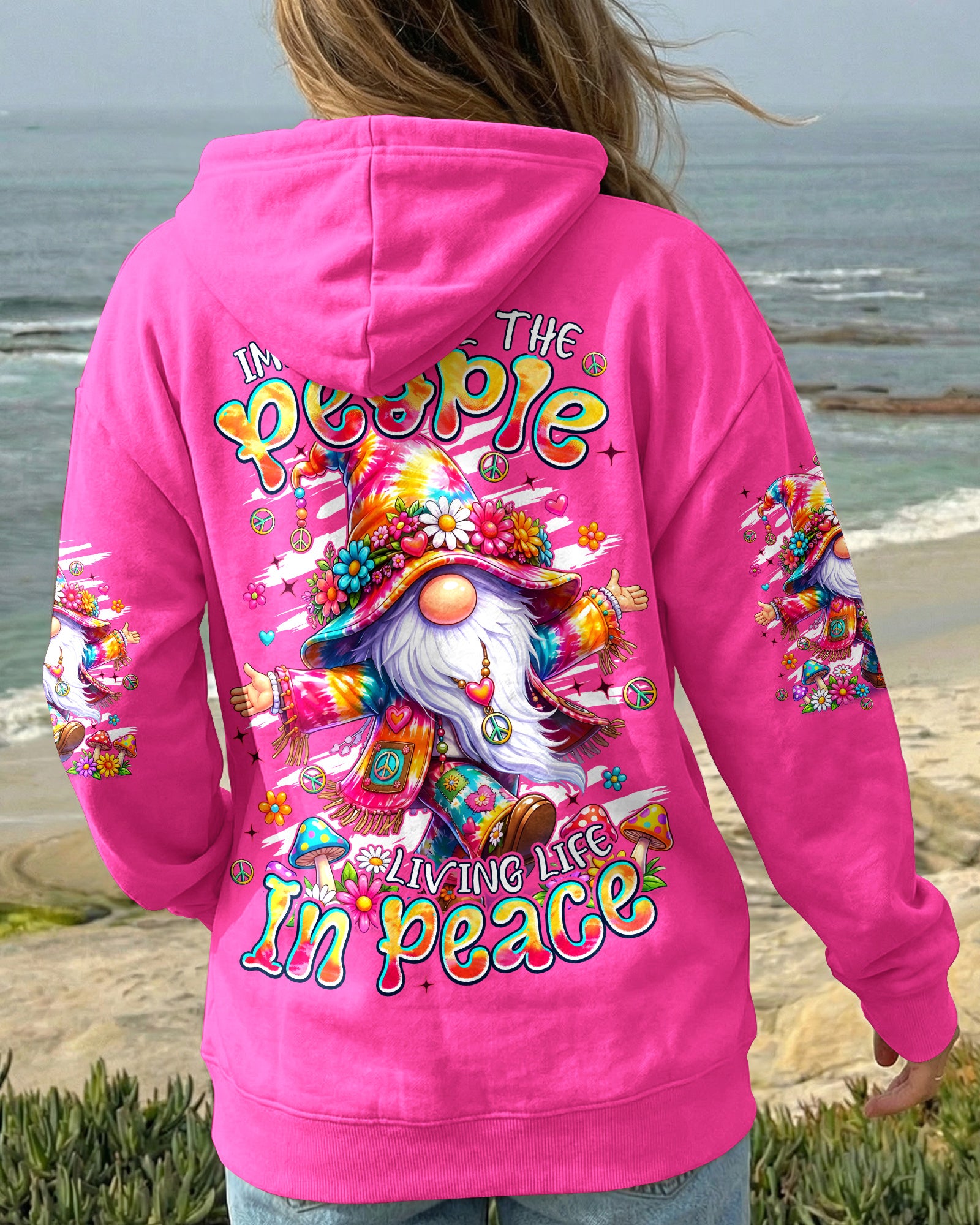 IMAGINE ALL THE PEOPLE LIVING LIFE IN PEACE GNOME ALL OVER PRINT - TYPQ2907262