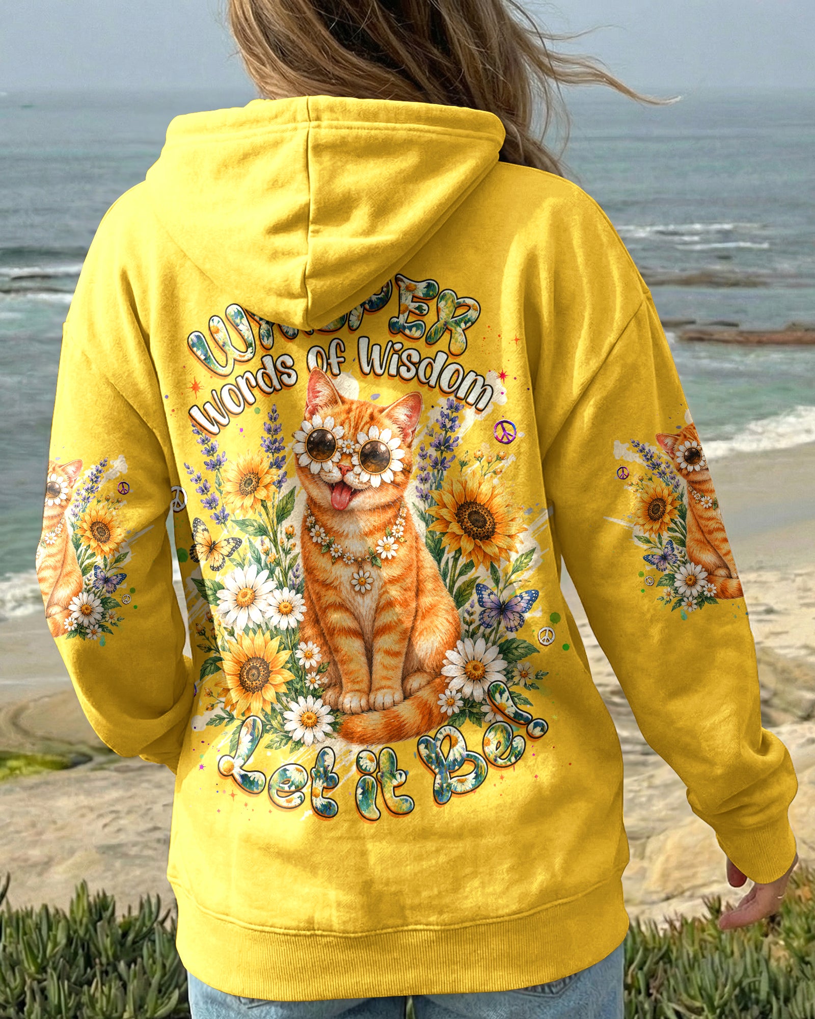 WHISPER WORDS OF WISDOM LET IT BE TABBY CAT ALL OVER PRINT - TLHG1305261