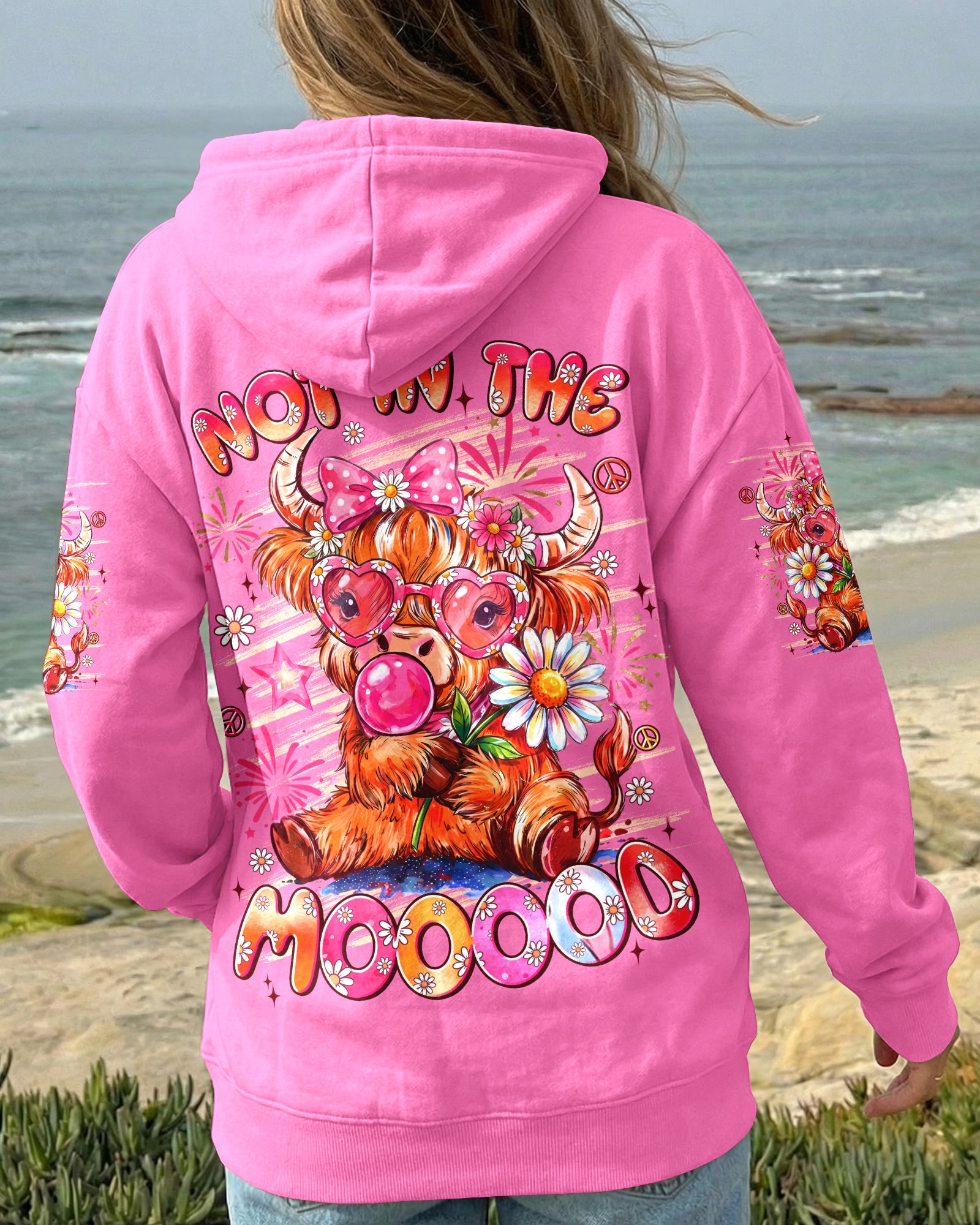 NOT IN THE MOOOOD COW ALL OVER PRINT - TYLN0807262