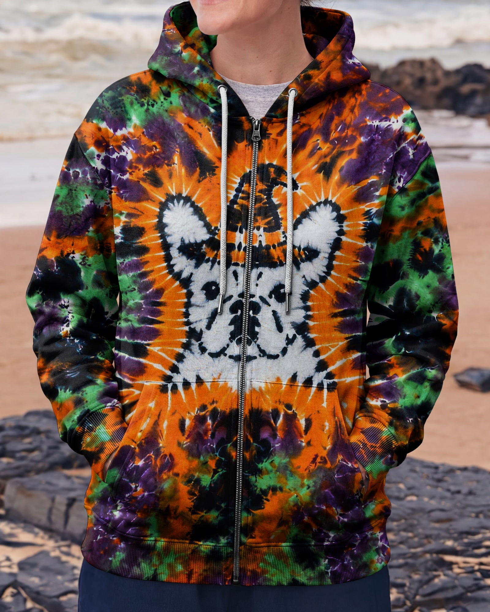 FRENCH BULLDOG WITCH HALLOWEEN BURST ALL OVER PRINT - TLHG2107262