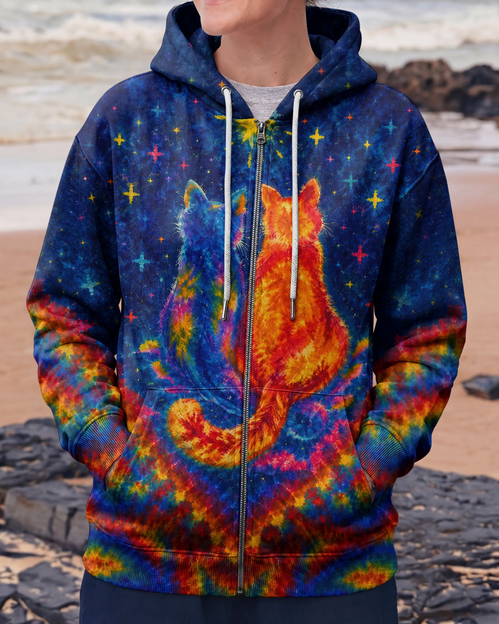 I LOVE YOU IN EVERY UNIVERSE CAT ALL OVER PRINT - KMTM1706261