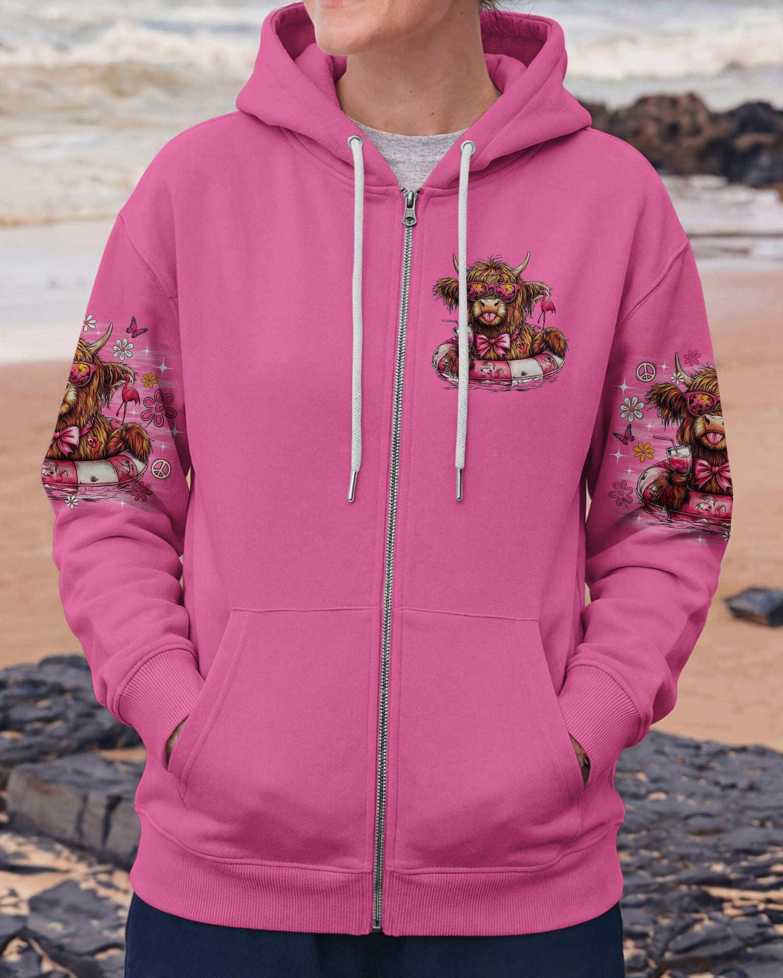 I WAS SIMPLY BORN TO DILLY DALLY COW  ALL OVER PRINT - TLNO1605262