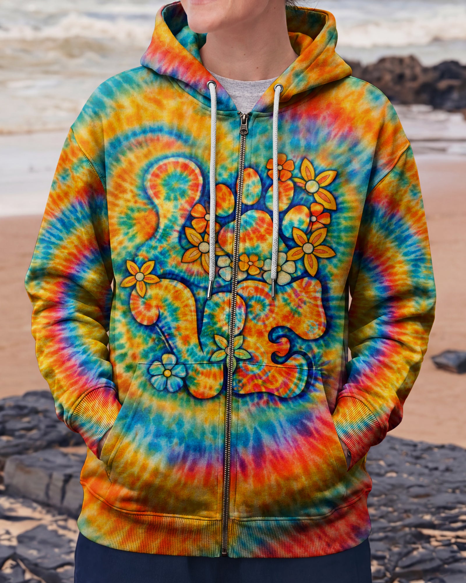 LOVE PAW PRINT SWIRL ALL OVER PRINT - TLHN2503252