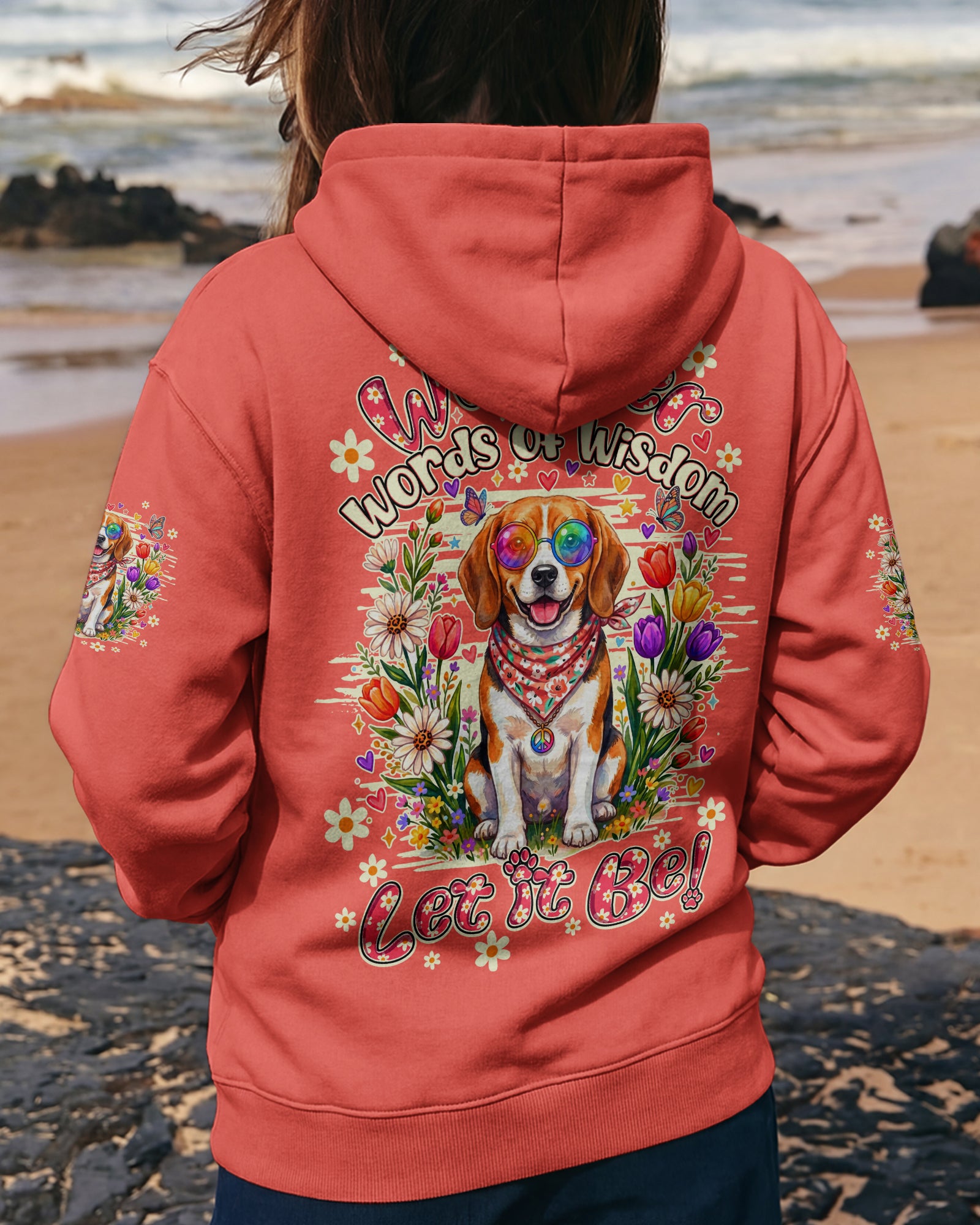 WHISPER WORDS OF WISDOM LET IT BE BEAGLE DOG ALL OVER PRINT ALL OVER PRINT - TY1305261