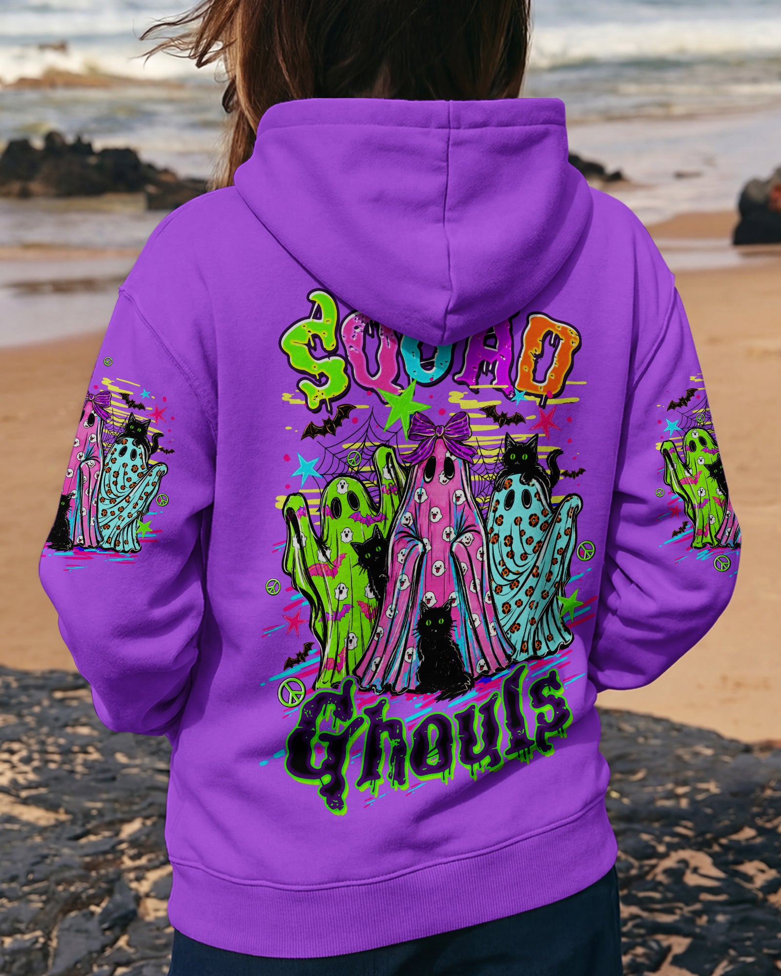 SQUAD GHOULS BOO HALLOWEEN ALL OVER PRINT  - TLTW2007262
