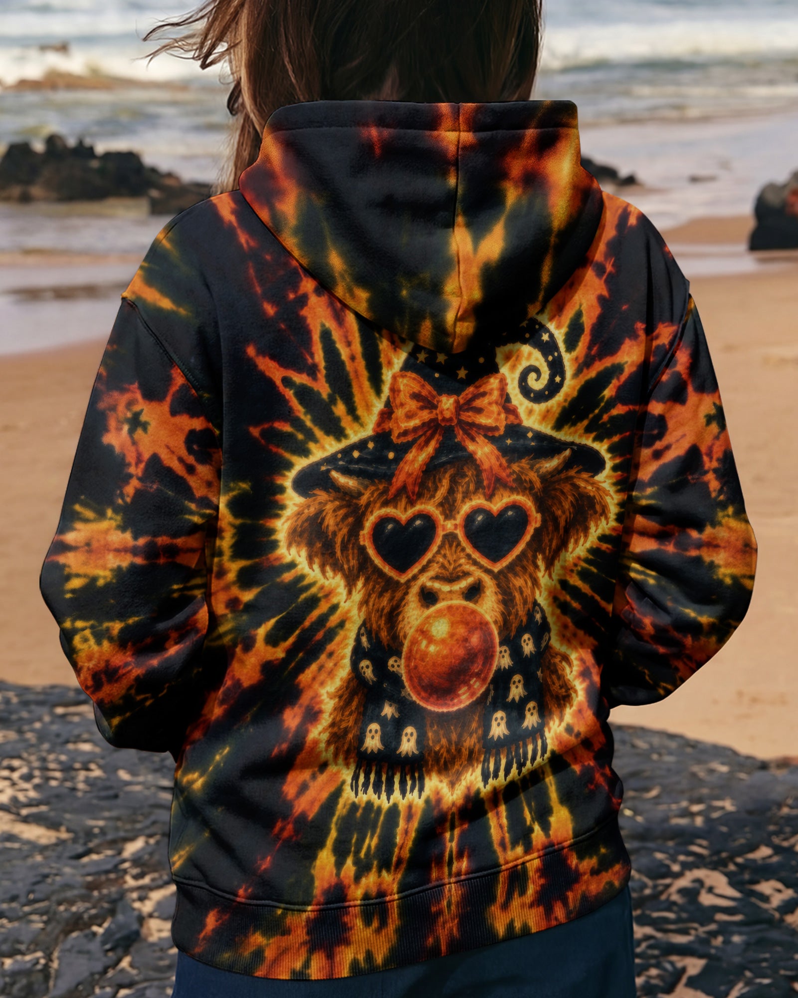 WITCHY HIGHLAND COW BUBBLEGUM ALL OVER PRINT – RI0807262