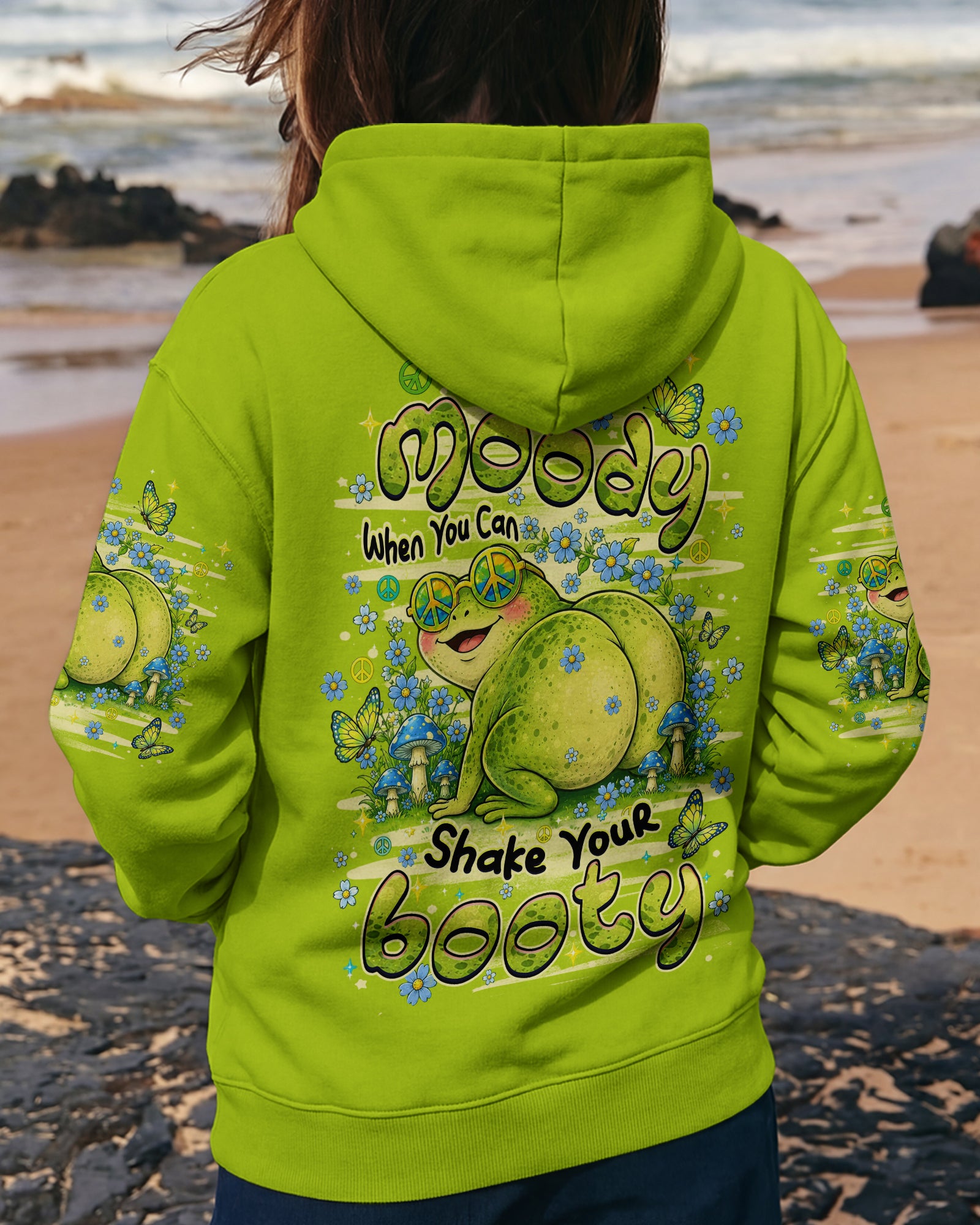WHY BE MOODY FROG ALL OVER PRINT - TLHN0807262