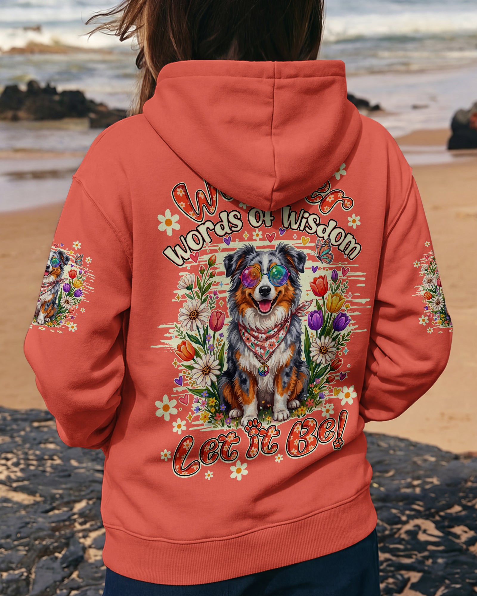 WHISPER WORDS OF WISDOM LET IT BE AUSTRALIAN SHEPHERD DOG ALL OVER PRINT - TY0805261