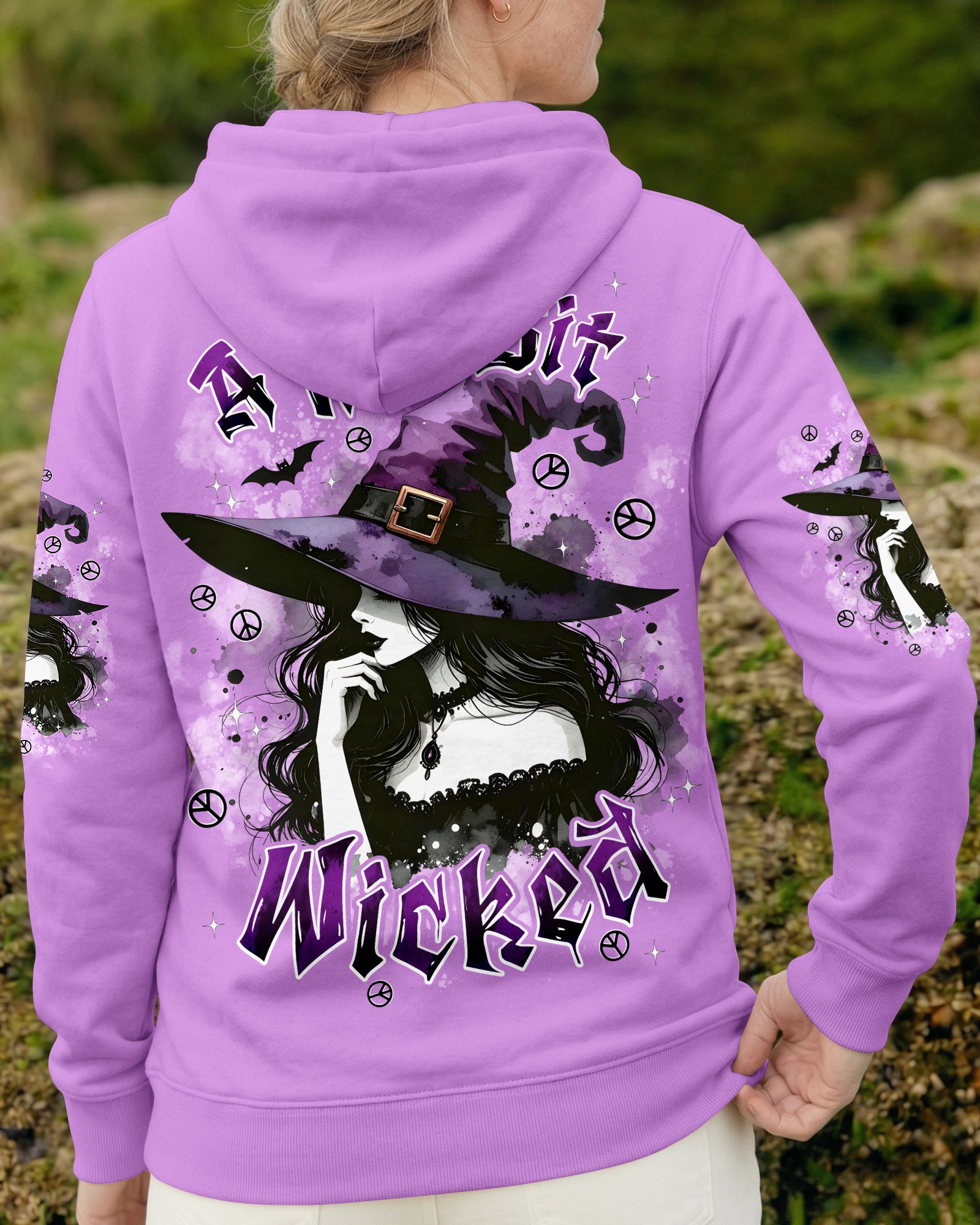 A WEE BIT WICKED HALLOWEEN ALL OVER PRINT - TYPQ2507261