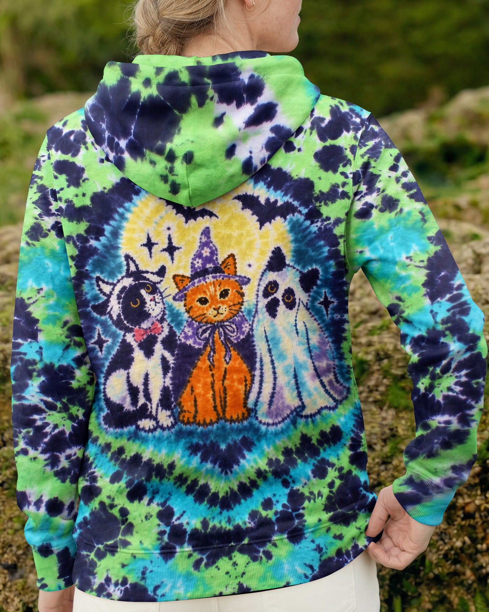 WITCHY KITTY GHOST FRIENDS ALL OVER PRINT – RI0508263