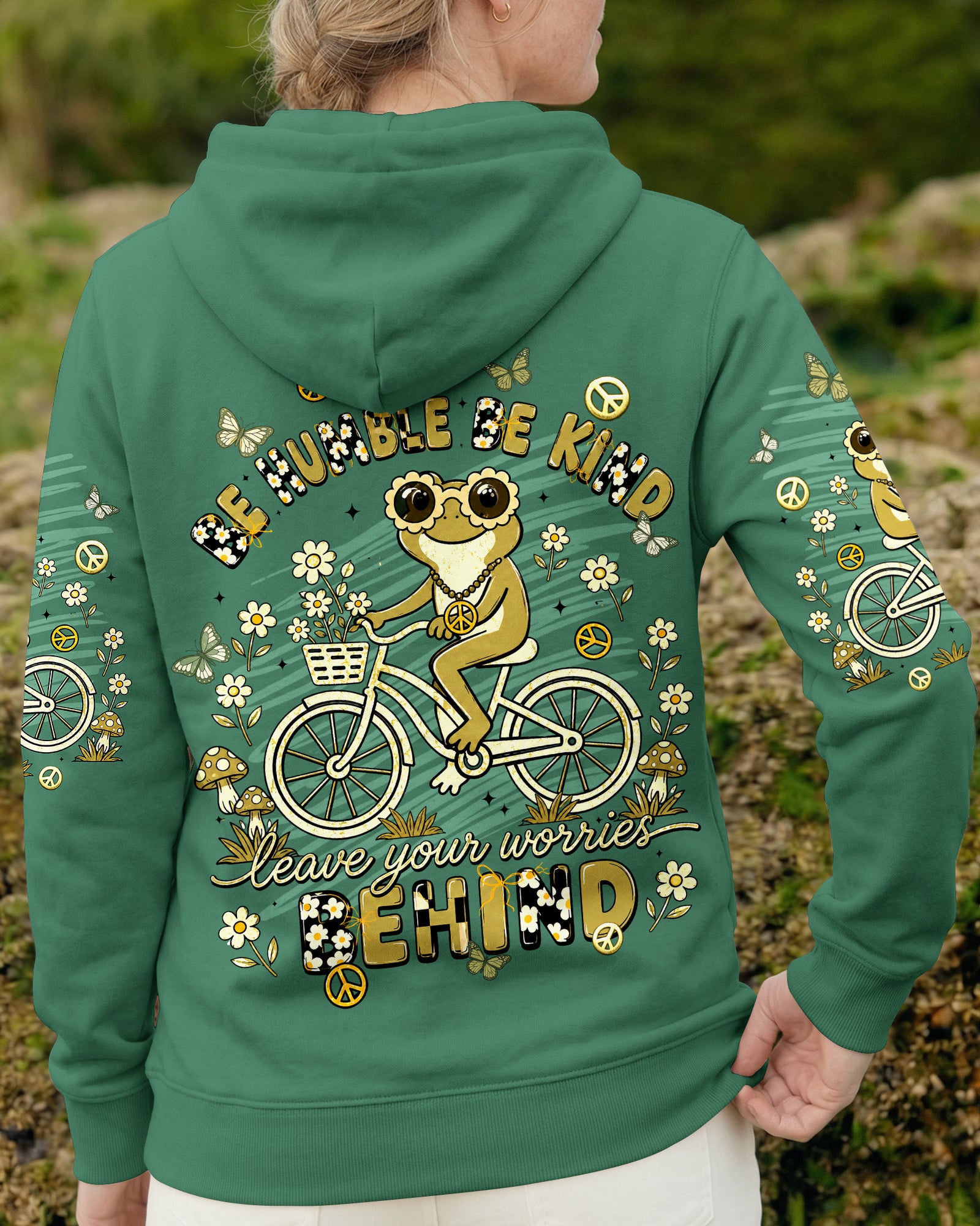 BE HUMBLE BE KIND FROG ALL OVER PRINT - TLNT1307263
