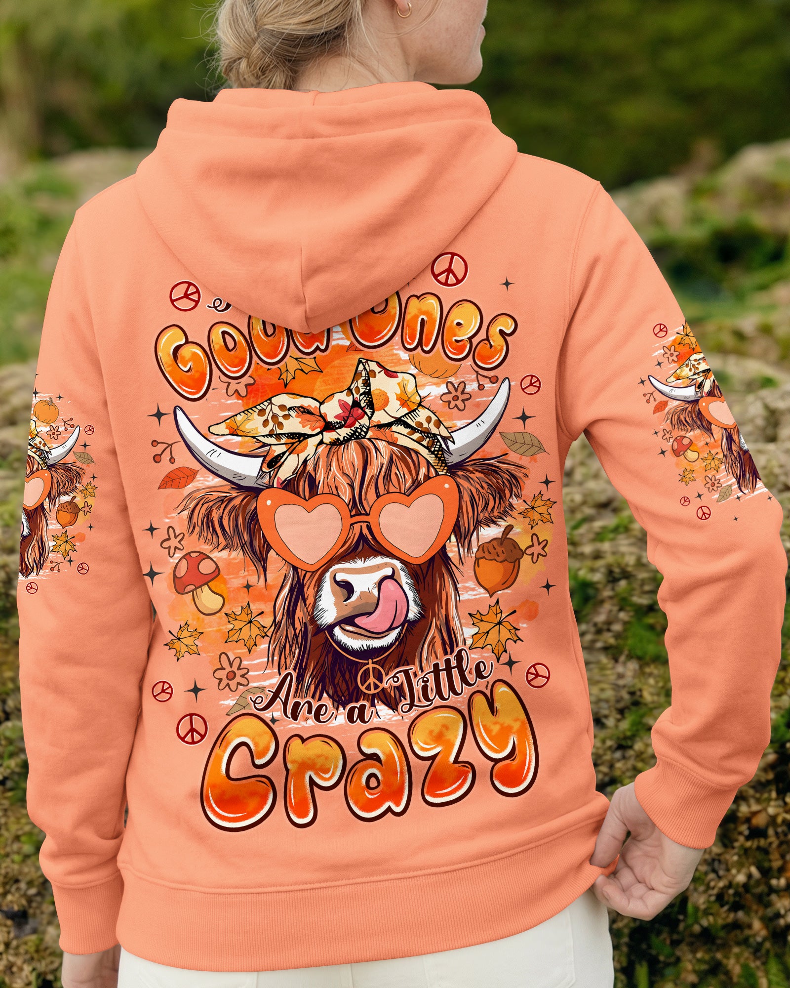 ALL THE GOOD ONES ARE A LITTLE CRAZY HIGHLAND COW ALL OVER PRINT - TYPQ0608261