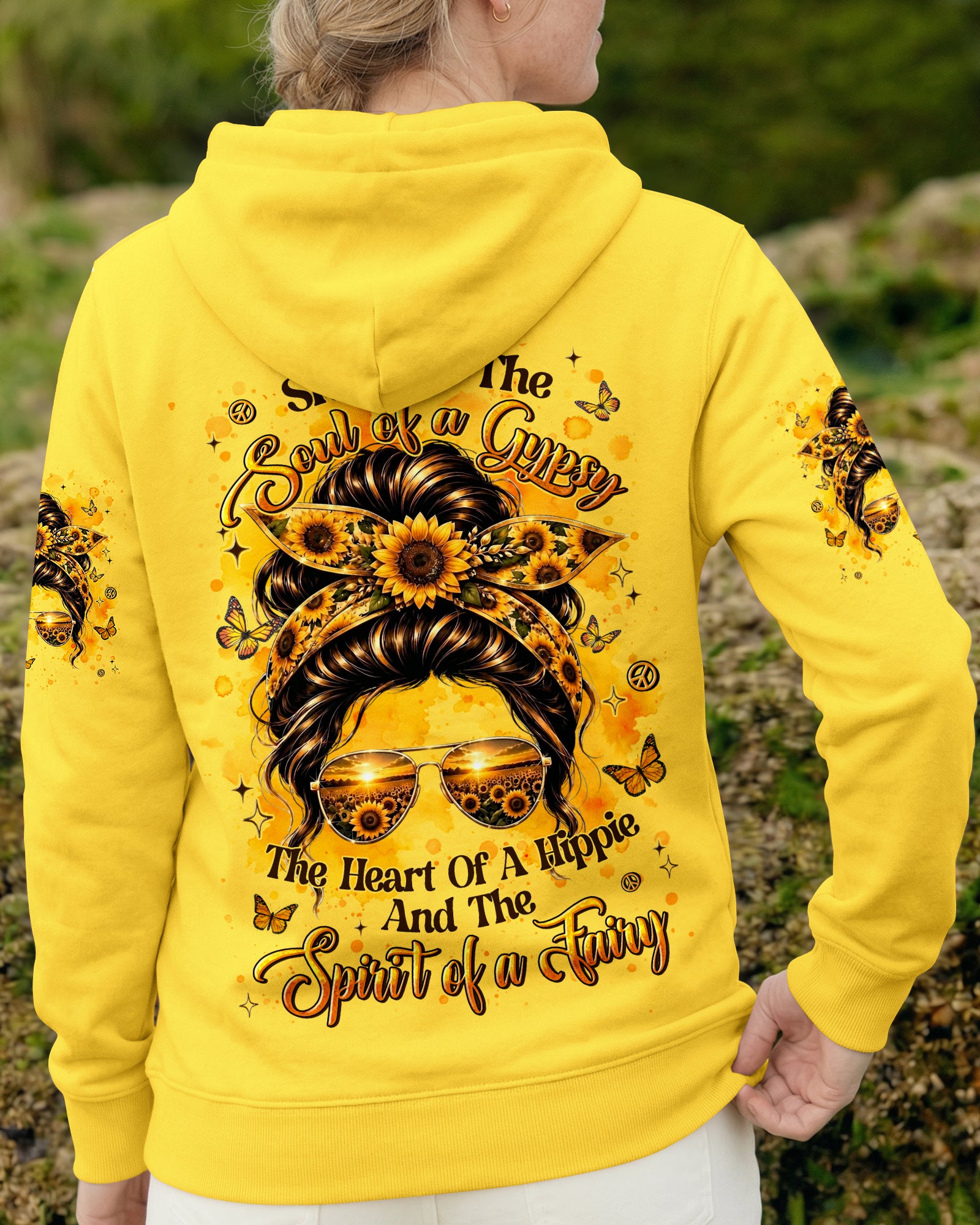SHE HAS THE SOUL OF A GYPSY MESSY BUN ALL OVER PRINT - TYLN2306263