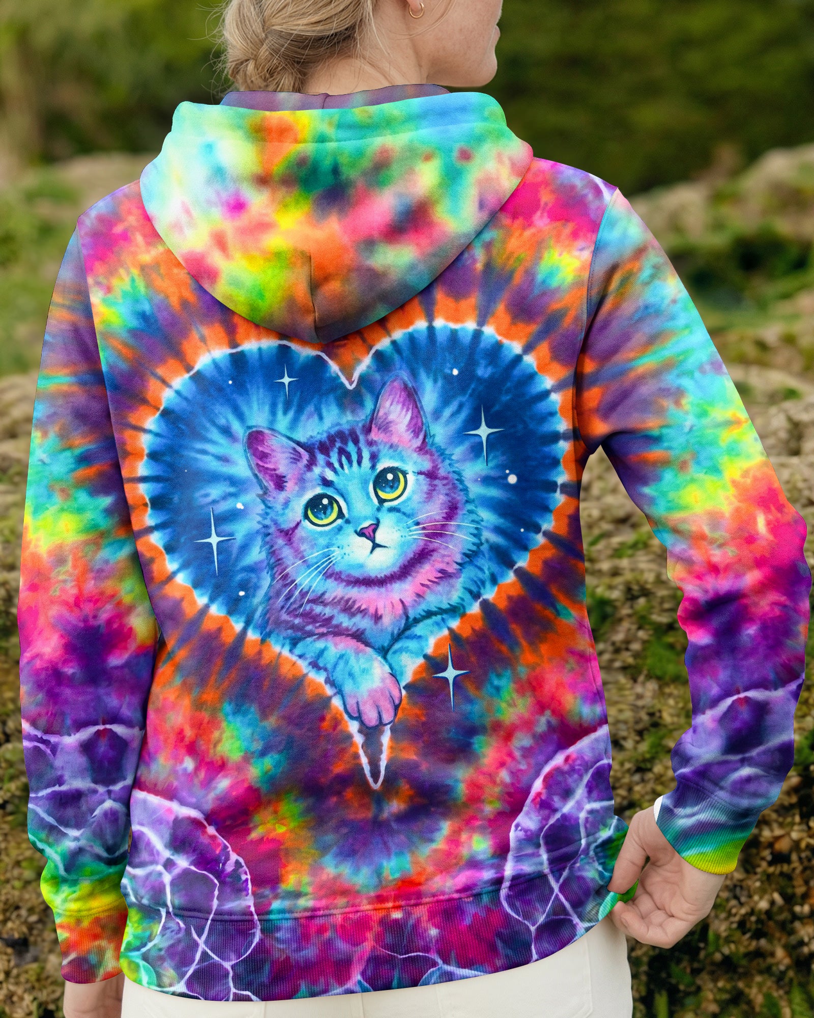 NEON DREAM CAT HEART ALL OVER PRINT – KM0405261