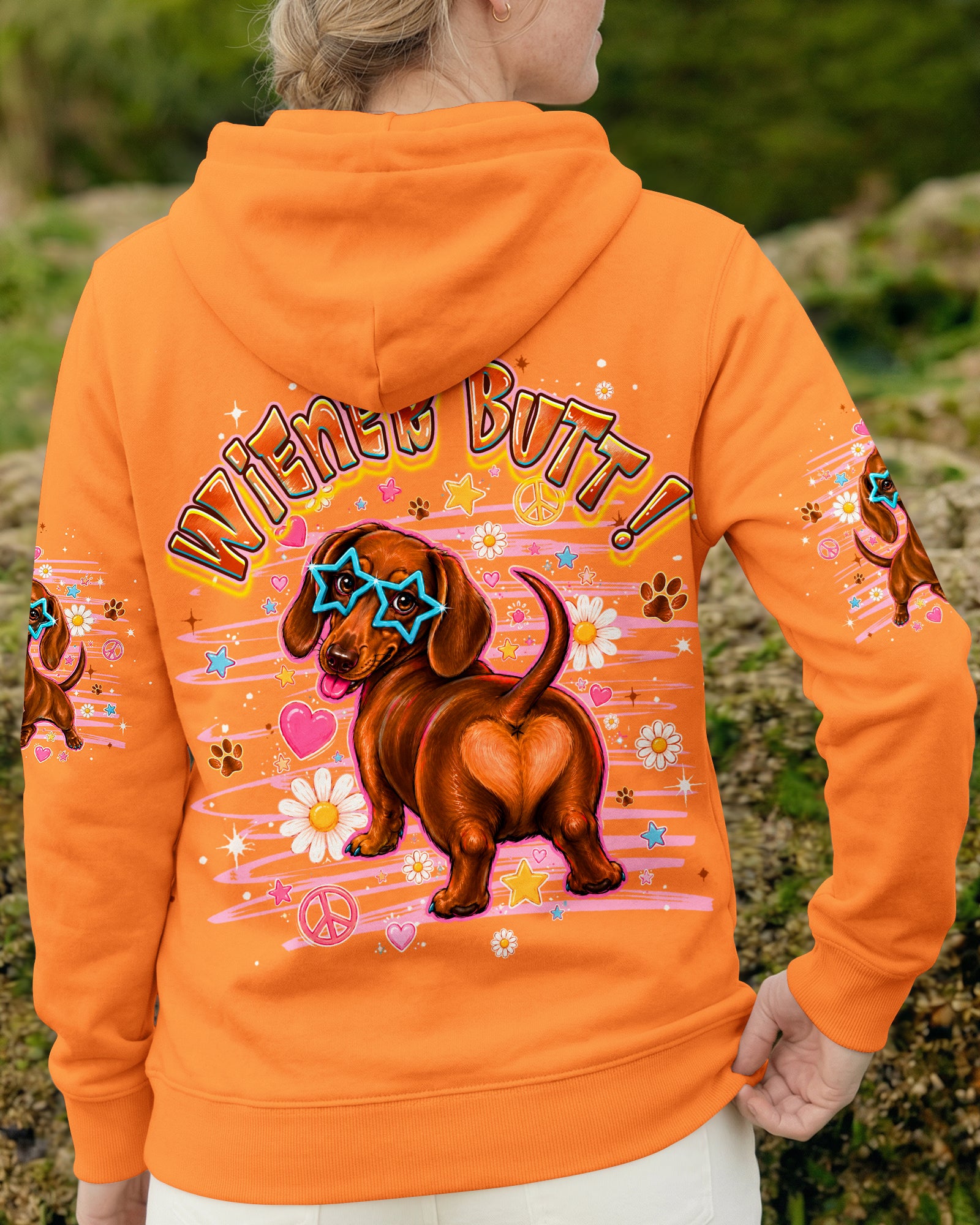 GUESS WHAT DACHSHUND DOG FUNNY ALL OVER PRINT - TLHG2505261
