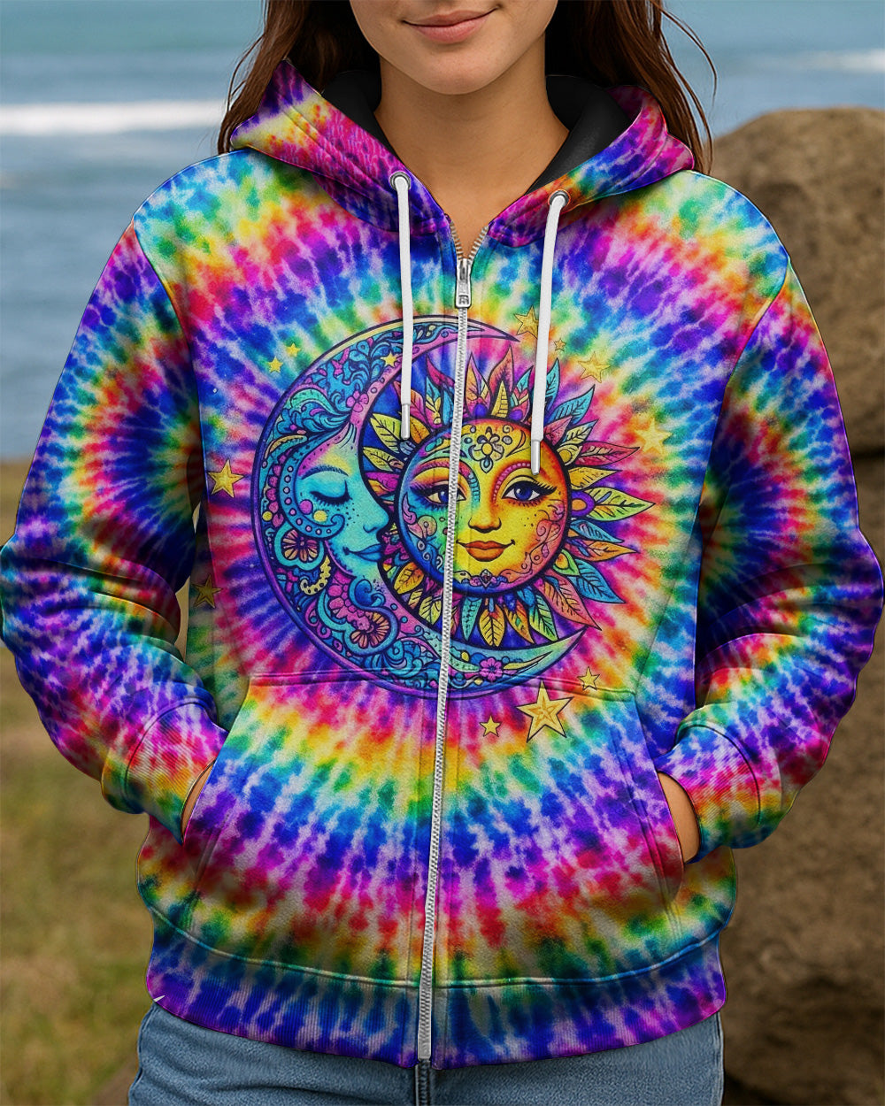 LIVE BY THE SUN RADIANT SWIRL ALL OVER PRINT - YHLN2602262