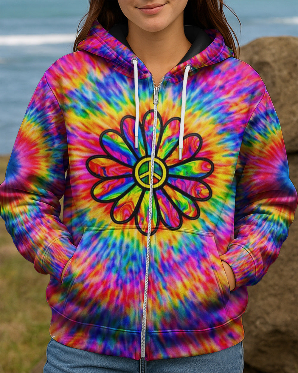 PEACE Y'ALL  ALL OVER PRINT - YHHN2702261
