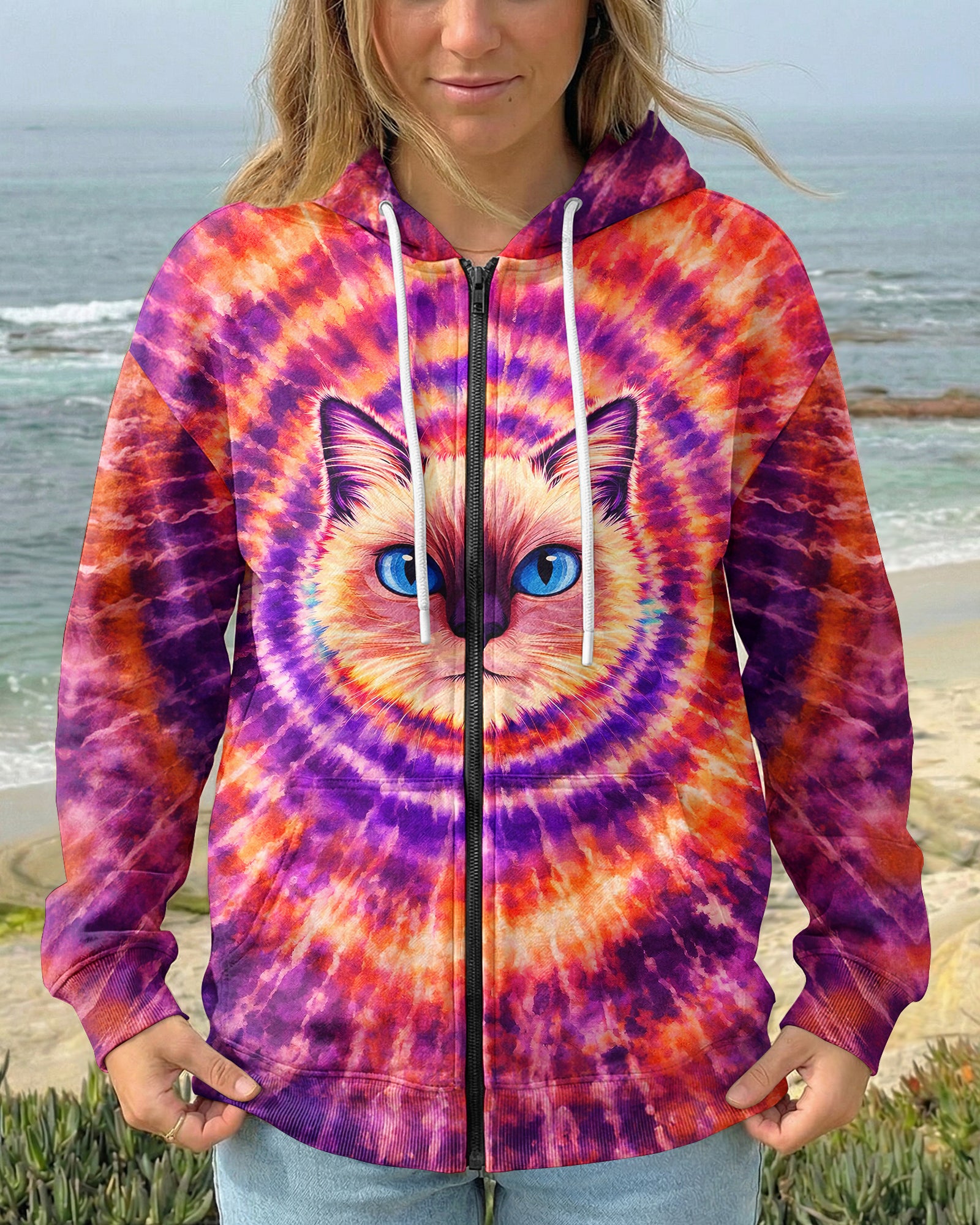 CAT MOM SWIRL ALL OVER PRINT  - TLNT0403261