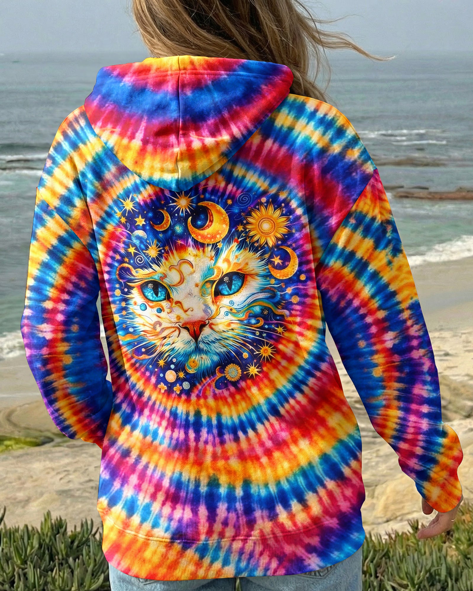 CELESTIAL CAT SWIRL ALL OVER PRINT - TLHN0203262