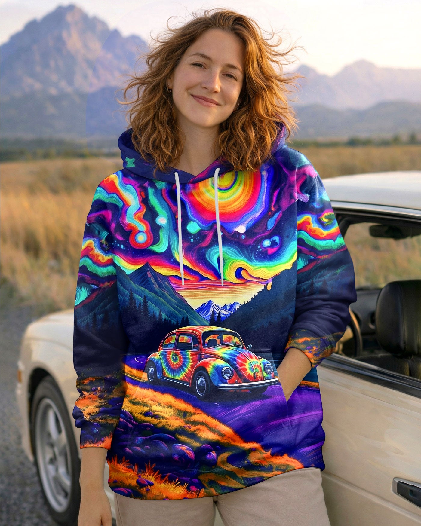 PSYCHEDELIC HIPPIE TRIP ALL OVER PRINT - YHLT2601262