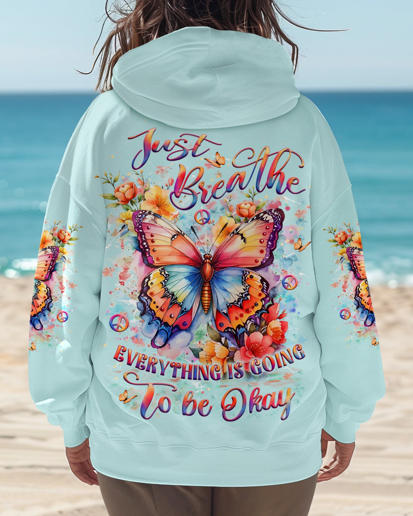 JUST BREATHE DRAGONFLY ALL OVER PRINT - YHLT1812241
