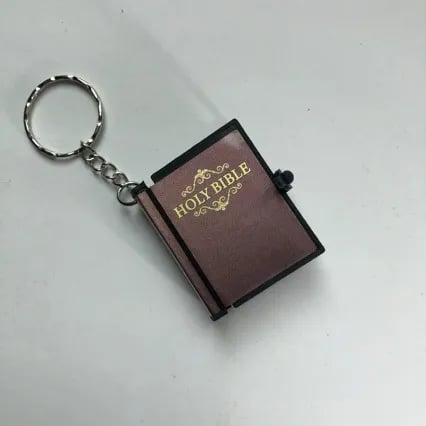 🔥LAST DAY 50% OFF - 📚✨Mini Bible Keychain Pendant
