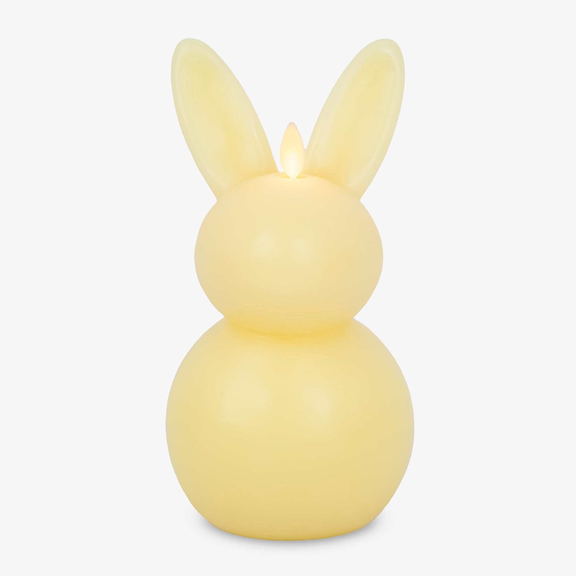 🐰✨Flickering LED Flame Bunny Candle - AA Batteries