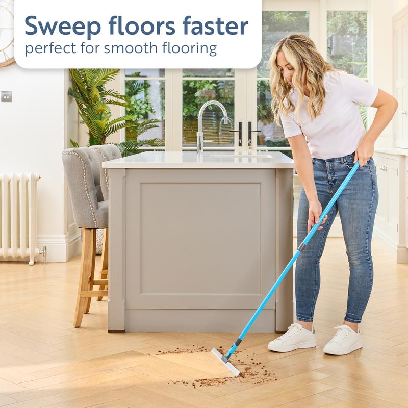🧼LAST DAY SALE: Only £12.99! 🔥🔥Minky Flexi Edge Sweeper: Multi-Surface Cleaning for Floors, Carpets & Windows