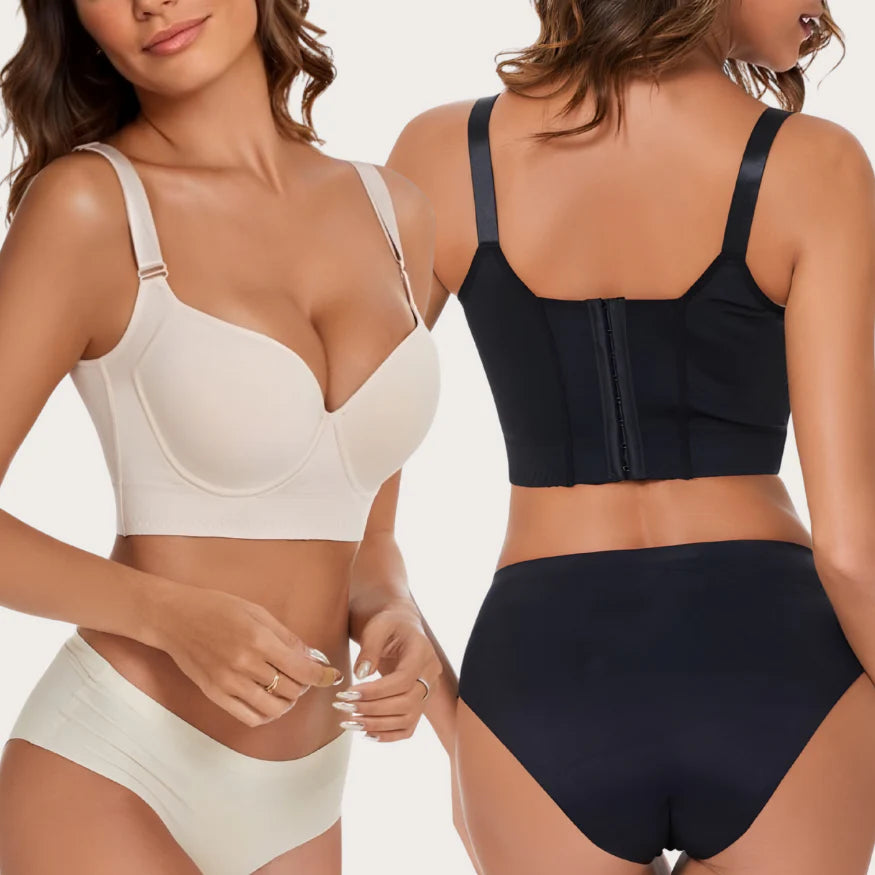 Shapedly Back Smoothing Push-Up Bra
