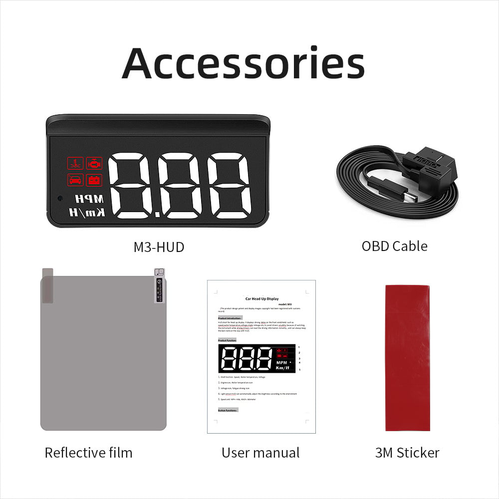 Car Head Up Display Speedometer
