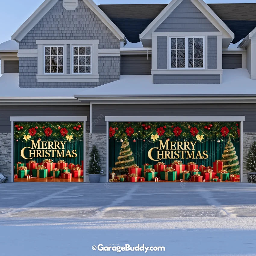 Garage Buddy | Christmas Joy | Christmas Garage Door Cover