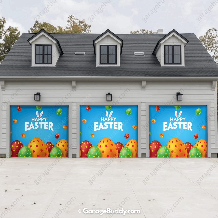 Garage Buddy | Happy Easter | Festive Garage Door Cover