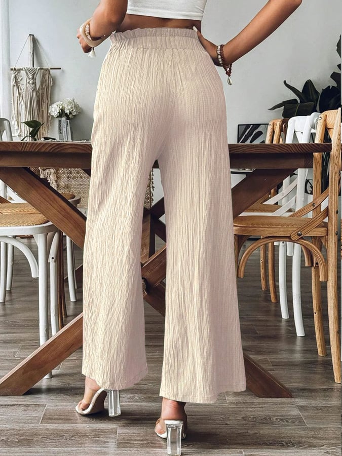 Women'S Solid Color Casual Trousers