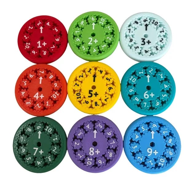 💡Math Fact Fidget Spinners📖-An educational spinning toy for learning arithmetic