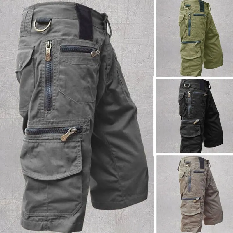 Men-s Outdoor Sporty Fitness Multifunctional Shorts