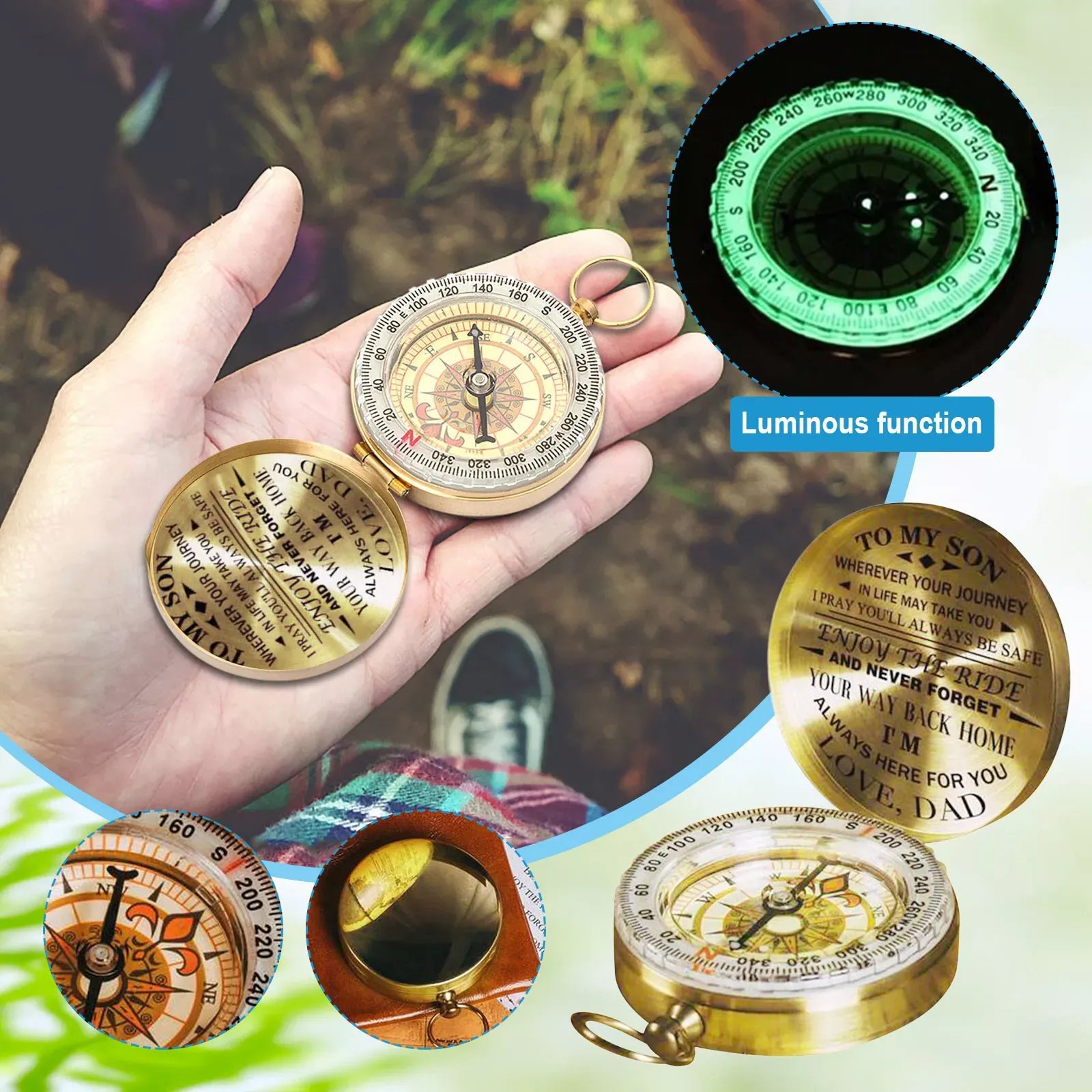 🎁Christmas Gift-🧭Enjoy The Ride - Compass
