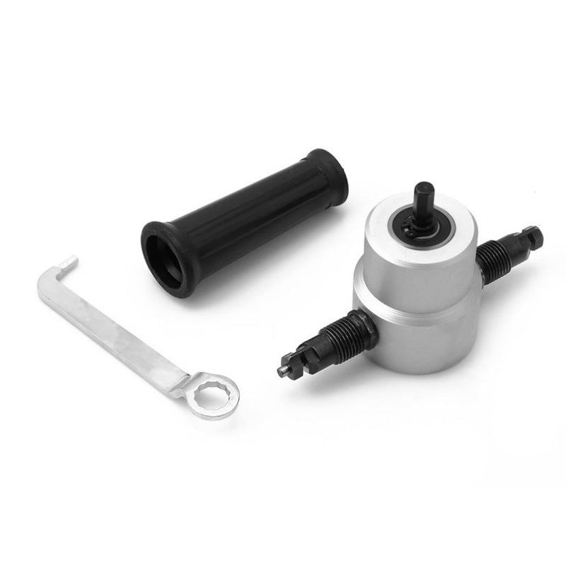 🔥LAST DAY 49% OFF - Nibbler cutter drill attachment double head metal plate