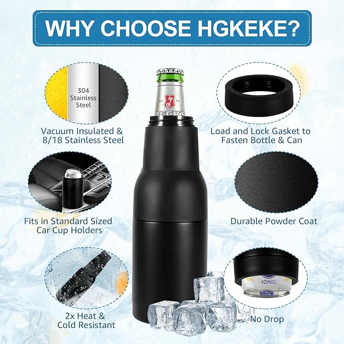 🔥Last Day 60% OFF - Beer Bottle and Can Cooler with Beer Opener🍻