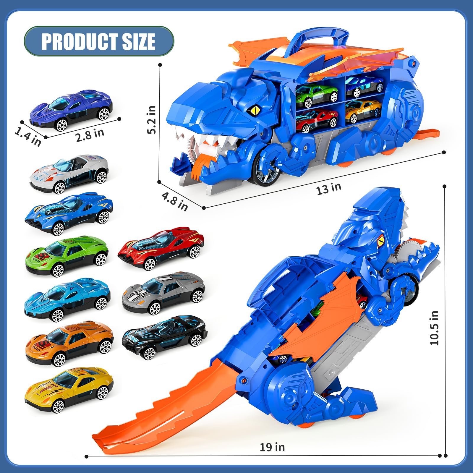 🔥Black Friday Sale -✨Dinosaur Transformed Truck Toy