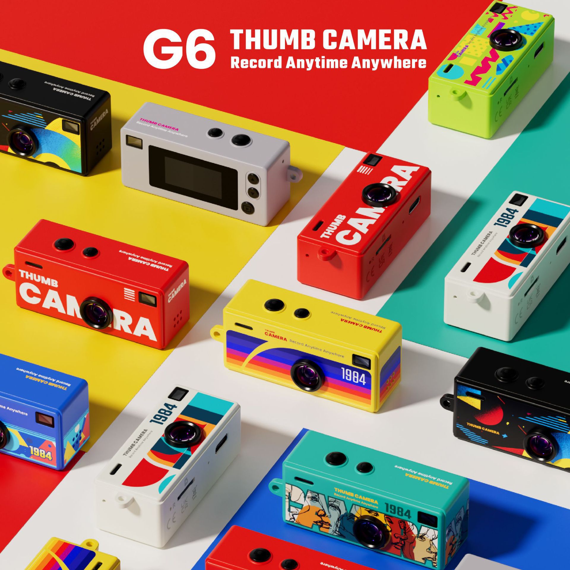 G6 Thumb Camera – Your 2-in-1 Style & Memory Keeper, Anytime, Anywhere