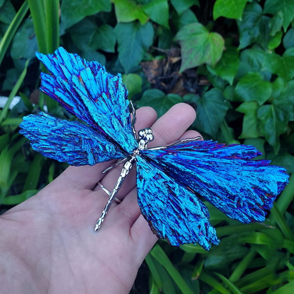 🔥LAST DAY 50% OFF - 💜🦋AURA TOURMALINE KYANITE DRAGONFLY