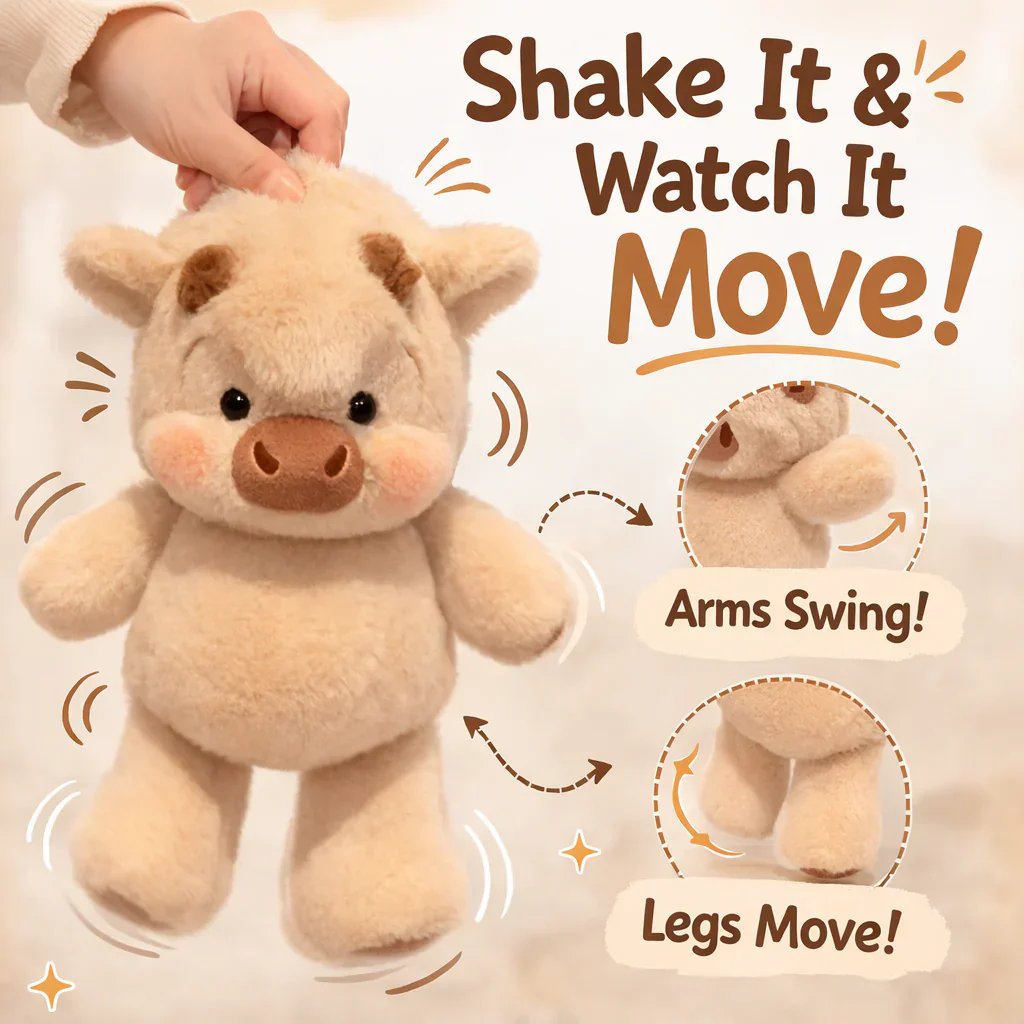Wiggly Running Plush Toy – Soft, Fun Cuddles For Your Grandchild