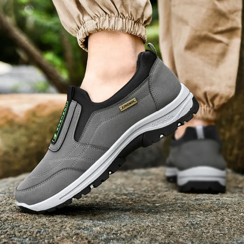 (⏰Sell At The Lowest Price🔥)Men's Comfortable Waterproof Breathable Orthopedic Walking Shoes Hiking Shoes